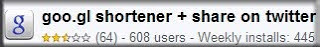 goo.gl extension for chrome