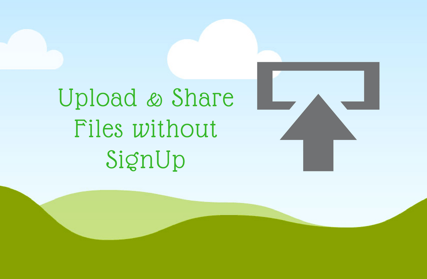 Files Upload Without Registration